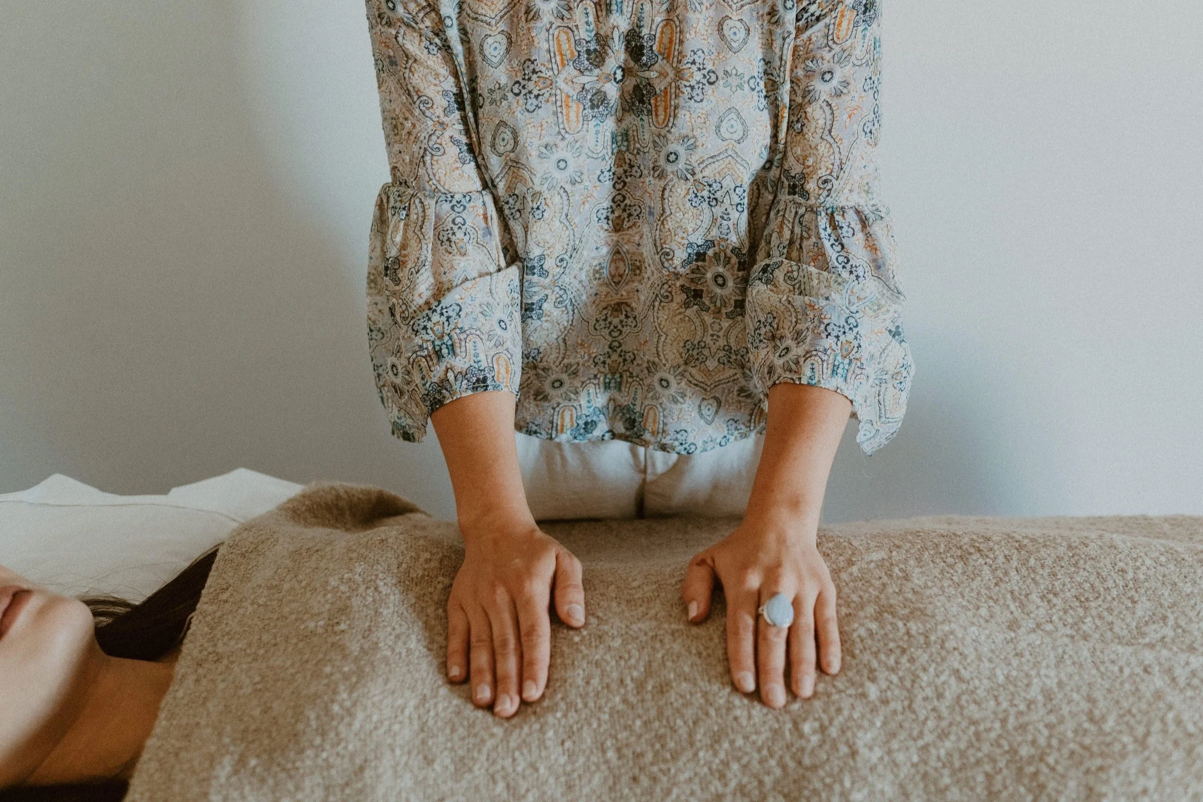Hands-on healing treatment at The Qi Collective